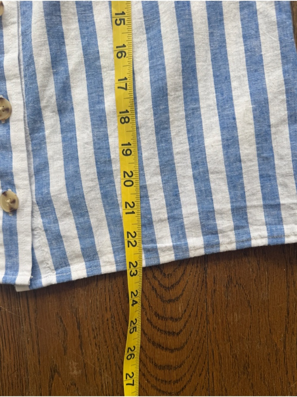 J.CREW Factory Striped linen blend Tank Size XS NWT CK742 - Picture 15 of 16